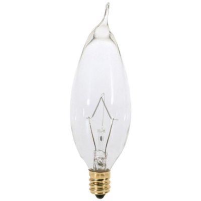 7.5W 120V C9.5 E12 Clear Bulb by SATCO Lighting - Starlight Lighting USA and Canada
